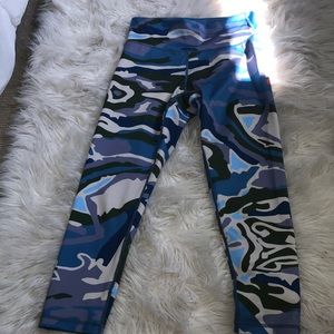 Colorful camo leggings